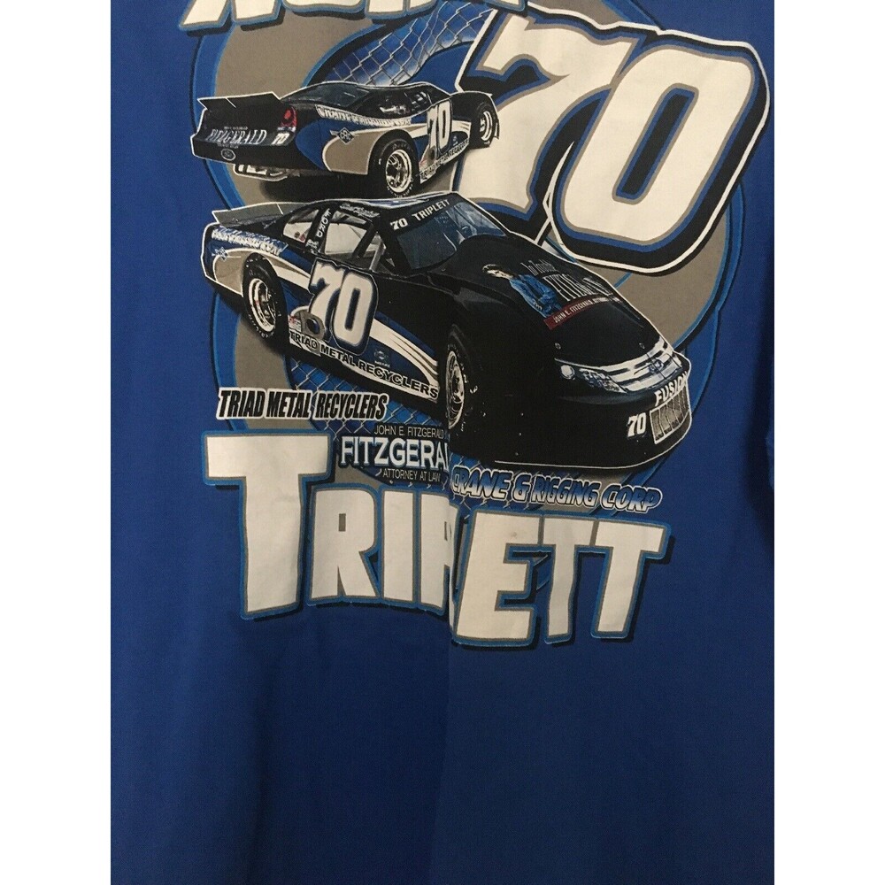 Gildan Men's Short Sleeve T-Shirt Fitzgerald Noah Triplett Racing Size XL - Picture 9 of 11